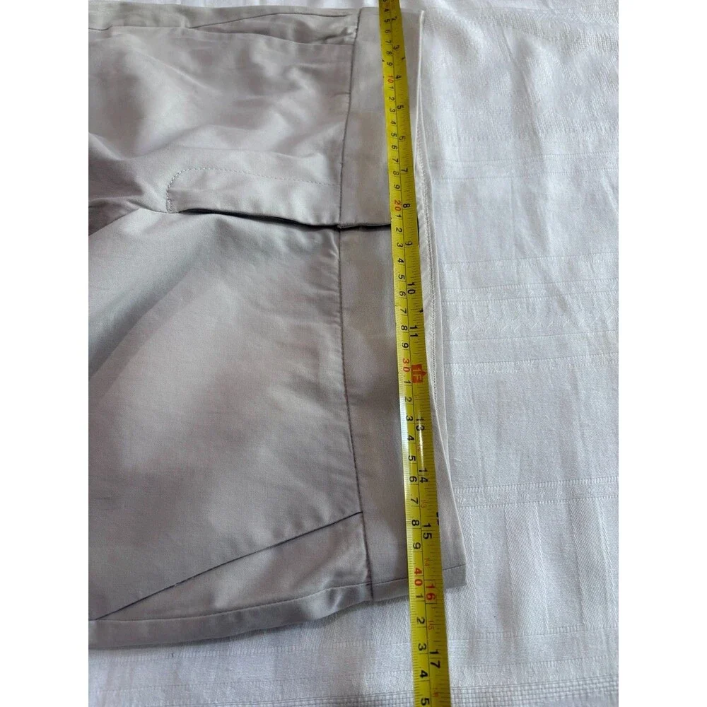 J Crew City Fit Womens Size 4 Beige Dress Pants Straight Leg Career Trousers